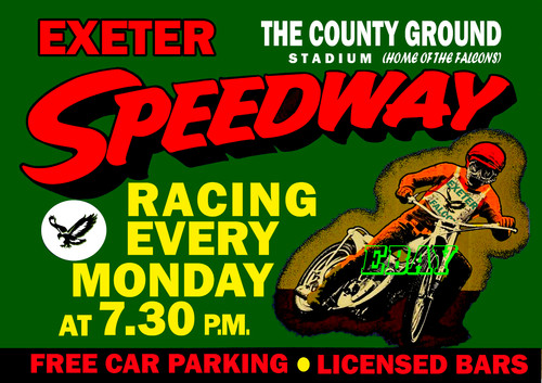 Exeter falcons speedway retro - exeter,