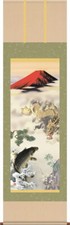 Hanging scroll Dragon & Carp
