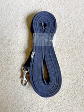 Dog Training Lead Strong Double Ended Tracking Leash Webbing Walking Recall Line