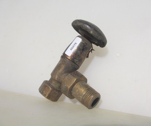 Vintage bronze radiator tap - vintage,