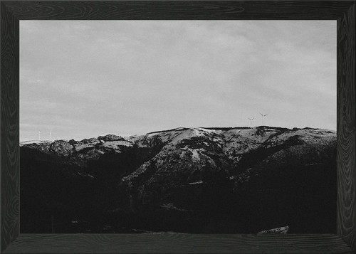 The massive mountain - mountain, framed