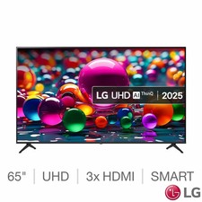 LG 65UA75006LA 65 Inch 4K Ultra HD Smart TV (SRP £529) *FAULT - LINE*