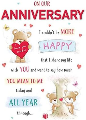 Our anniversary card - our,