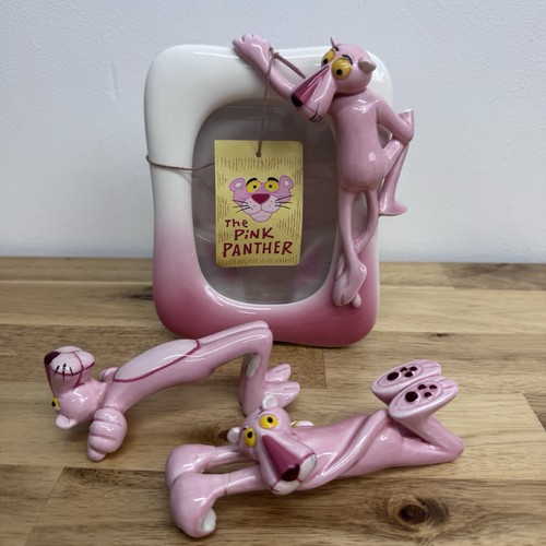 Vintage pink panther ceramic - vintage,