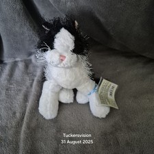 Webkinz Ganz Black & Wh Cat