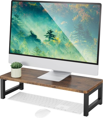 Wood vintage monitor stand - monitor,