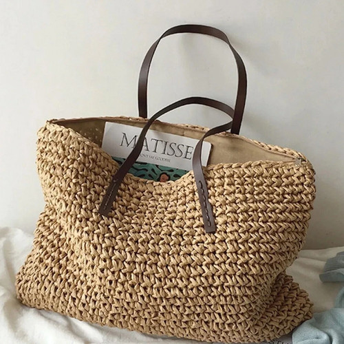 Large everyday straw woven - large,