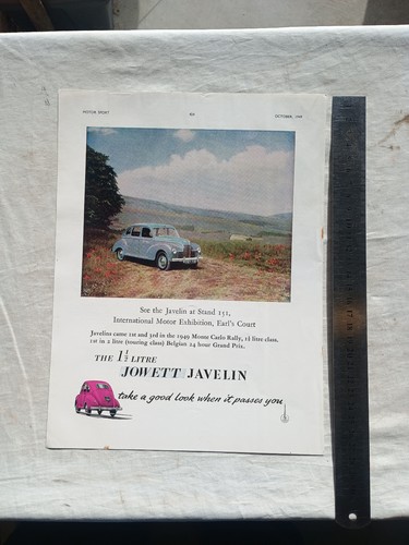 Jowett javelin original colour - jowett,