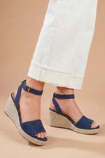 Dorothy perkins navy wedges - navy,
