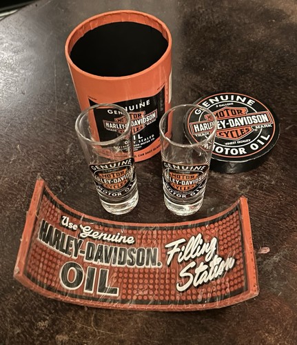 Harley davidson oil can - oil, shot