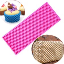 Pearl border silicone - border, cake