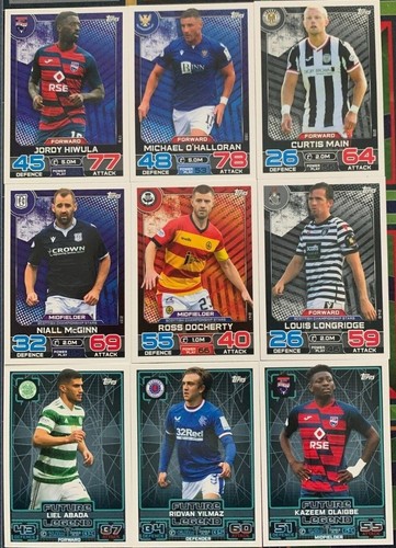 Spfl match attax - 2022/23, topps