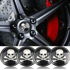 4Pcs Cross Bone Skull Car