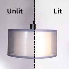 Grey Fabric Light Shade Easy