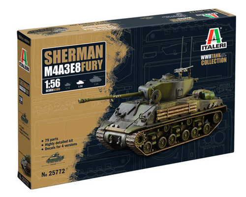 Italeri scale m4a3e8 - , 1/56