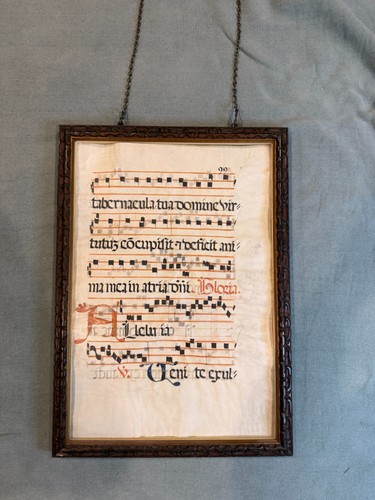Gregorian chant vellum - gregorian,