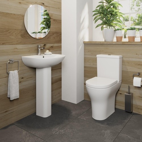 Bathroom suite comfort height - bathroom,