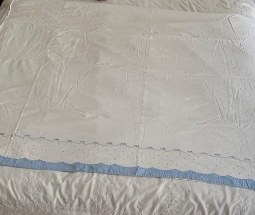 Vintage hand embroidered white - vintage,