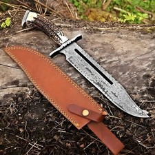 Custom Handmade Damascus Bowie