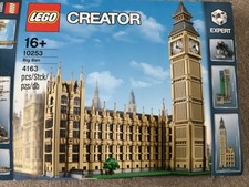 Lego creator expert Houses or Parliament Big Ben 10253 box & instructions