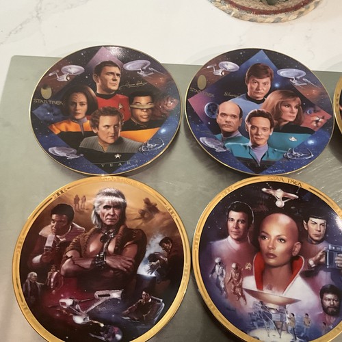 Star trek plates - star, 6