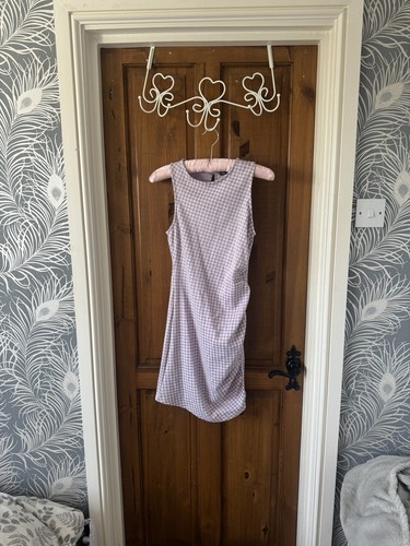 Zara lilac purple gingham - zara,