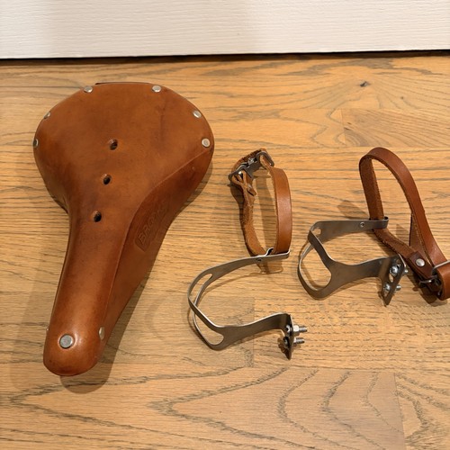 Brooks leather bicycle saddle - brooks,