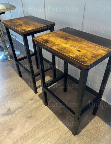 Industrial bar stools rustic - bar,