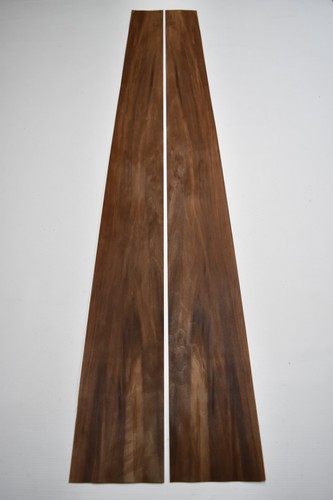 Smoked satin walnut veneer - smoked,