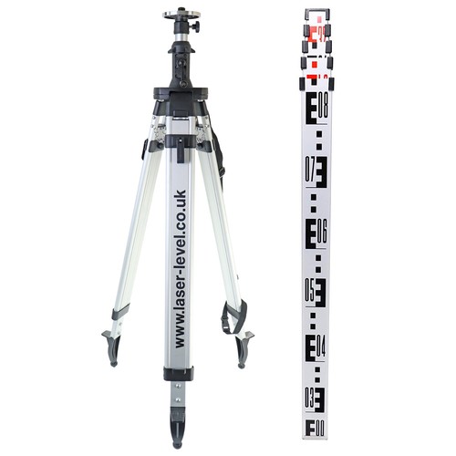 Elevating tripod and staff kit - tripod,