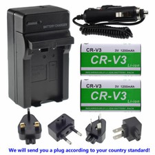 2X Battery +AC Wall Charger