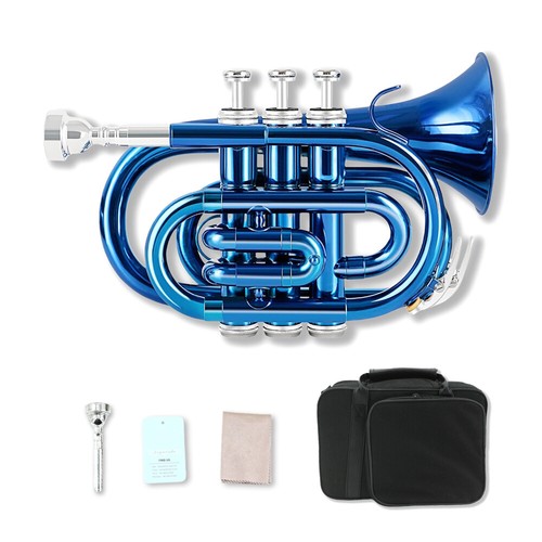 Pocket trumpet brass - brass, bb