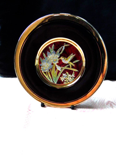 Japanese art chokin - japanese, plate
