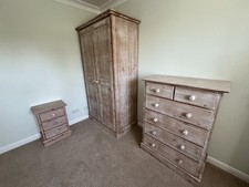 Rustic French Pine Bedroom Suite