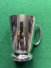 Vintage Military Silver Plated British Army Sargeant Major’s Mess Tankard 1948