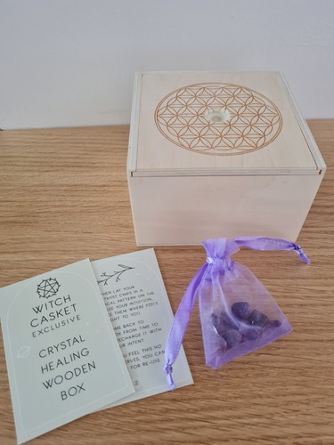 Witch casket crystal healing - witch,