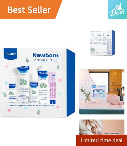 Natural gentle baby bath - &,