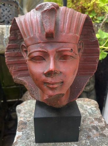 Egyptian plaster bust