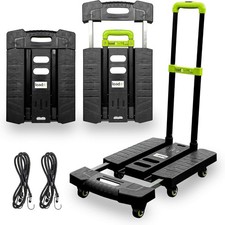 Extendable Platform Trolley AUCTION 225kg Heavy Duty Folding Hand Truck Cart