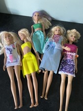 5 Mattel Barbie Doll Bundle