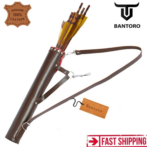 Traditional leather quiver - traditional, in