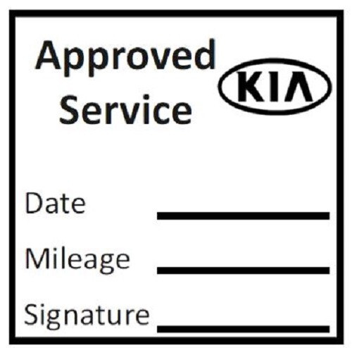 Kia approved garage service - kia,