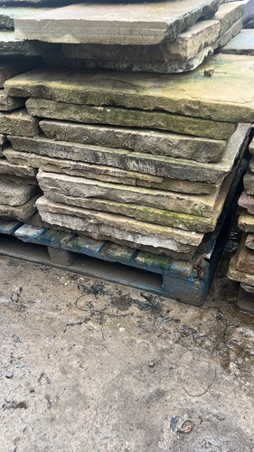 Yorkshire stone paving flags - ,