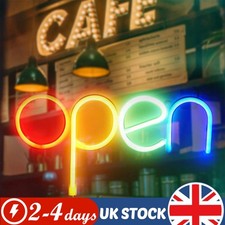 Large Bright LED OPEN Shop