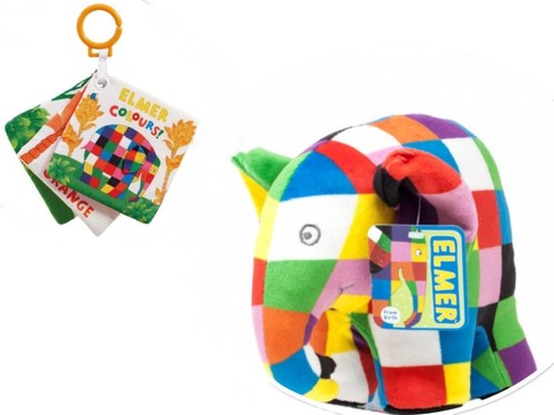 Elmer soft toy with play - soft, go