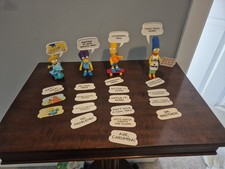 Vintage Group The Simpsons Action Figures - 1990 -  Speech Bubbles & Accessories
