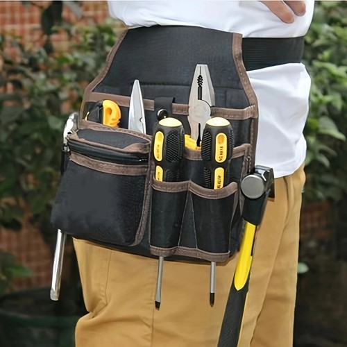 Electrician waist tool bag - tool,