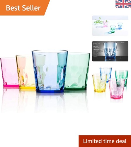 Vibrant 250ml acrylic tumblers - 250ml,