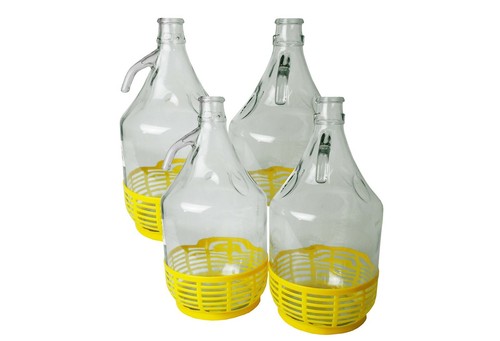 Gallon glass demijohn with - gallon,