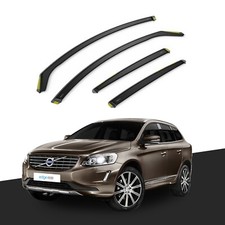 Volvo XC60 MK1 2008-2017 5 Door SUV Wind Deflectors 4pc Tinted
